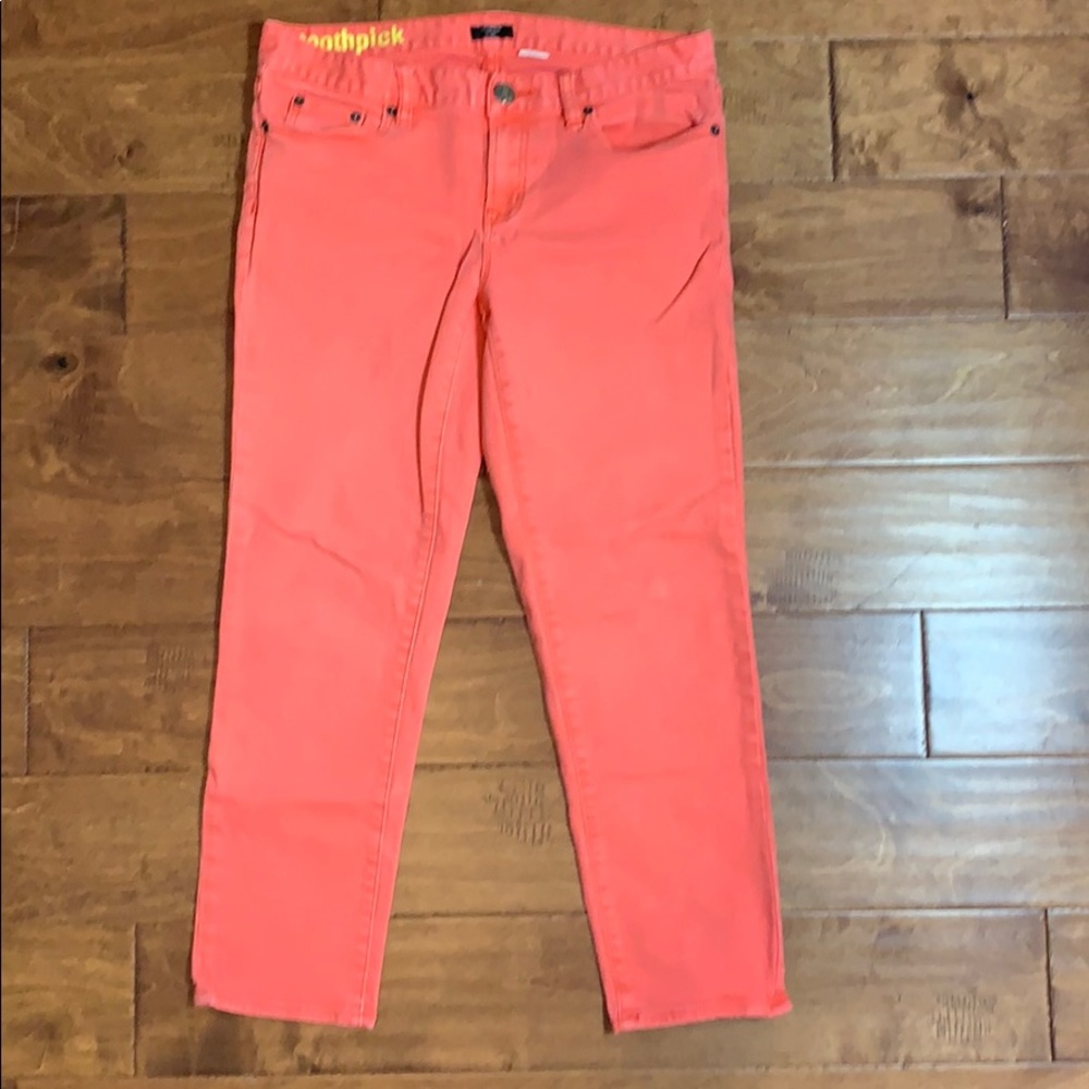 4/$20 🍊J Crew 29 peach melon Toothpick crop